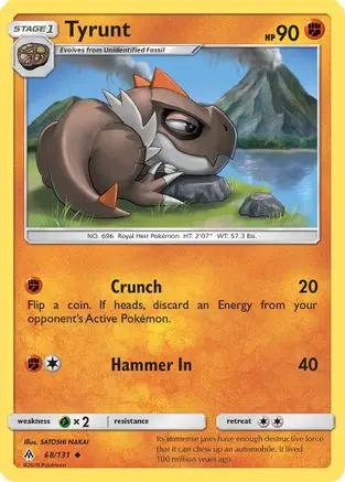 Tyrunt 068/131 - SM  Forbidden Light Reverse Holofoil