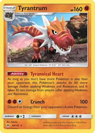 Tyrantrum 069/131 - SM  Forbidden Light Holofoil