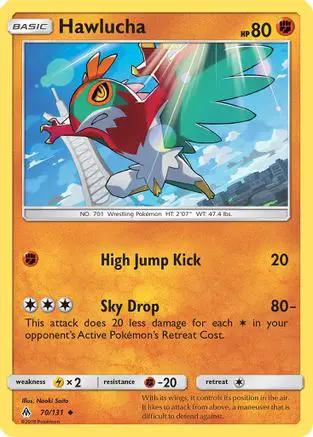 Hawlucha 070/131 - SM  Forbidden Light Reverse Holofoil