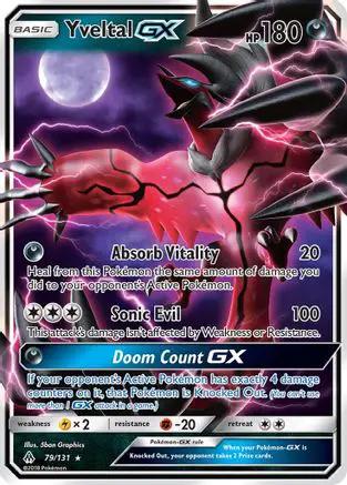 Yveltal GX 079/131 - SM  Forbidden Light Holofoil