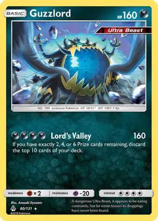Guzzlord 080/131 - SM  Forbidden Light Reverse Holofoil