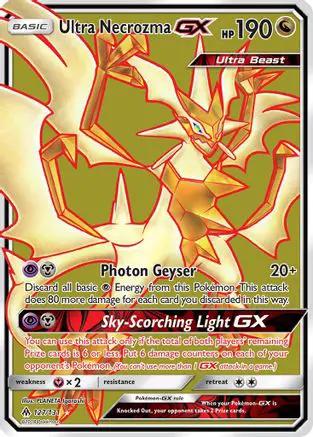 Ultra Necrozma GX (Full Art) 127/131 - SM  Forbidden Light Holofoil