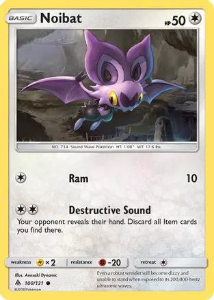 Noibat 100/131 - SM  Forbidden Light Reverse Holofoil