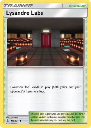 Lysandre Labs 111/131 - SM  Forbidden Light Reverse Holofoil
