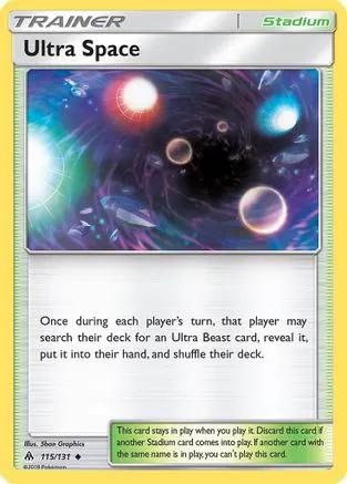 Ultra Space 115/131 - SM  Forbidden Light Reverse Holofoil