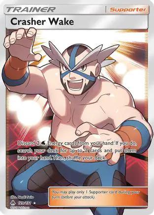 Crasher Wake (Full Art) 129/131 - SM  Forbidden Light Holofoil