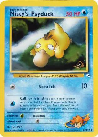 Misty's Psyduck [W Stamped] 054/132 - WoTC Promo