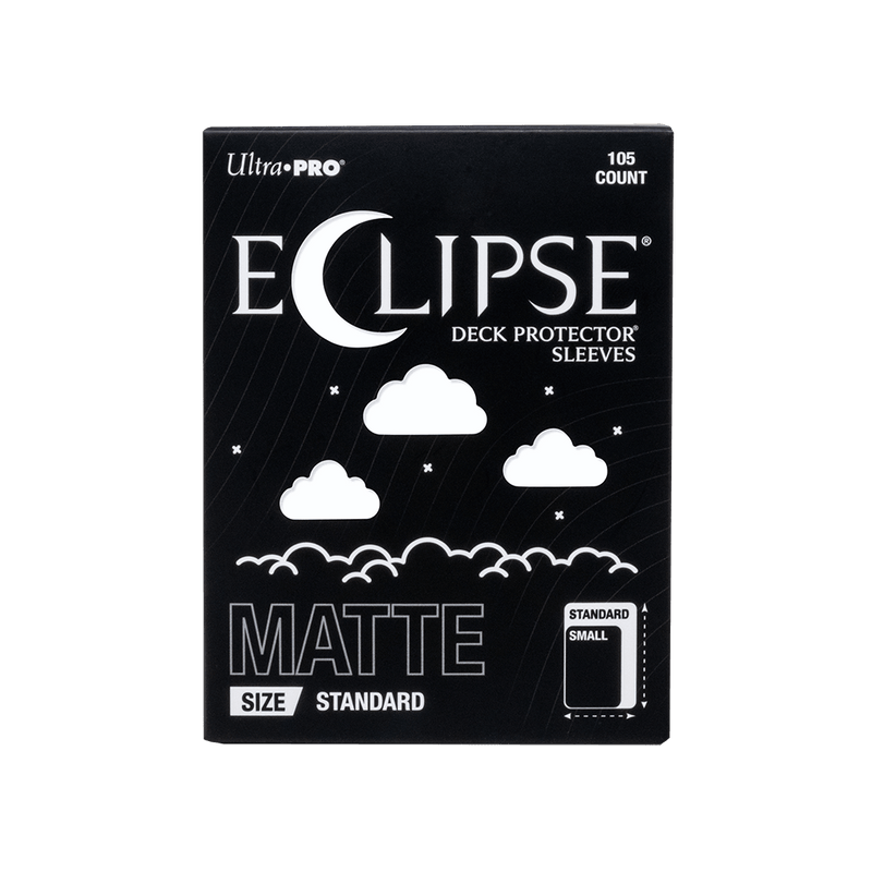 ECLIPSE® Matte Standard DECK PROTECTOR® Sleeves: Arctic White - 105ct