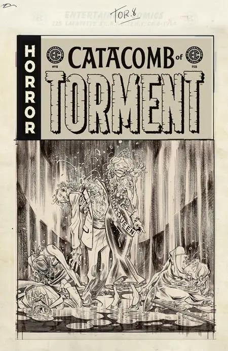 Ec Catacomb Of Torment #8 D 1:20 Tom Fowler B&W Artist Edition Variant (02/18/2026) Oni