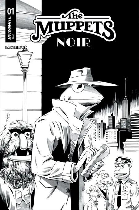 Muppets Noir #1 F 1:10 Declan Shalvey Line Art Variant (02/18/2026) Dynamite