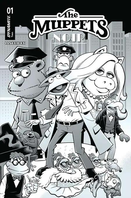 Muppets Noir #1 G 1:15 Roger Langridge Line Art Variant (02/18/2026) Dynamite