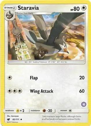 Staravia () 082 - SM Trainer Kit Alolan Sandslash & Alolan Ninetales