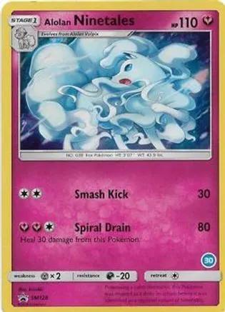 Alolan Ninetales () SM128 - SM Trainer Kit Alolan Sandslash & Alolan Ninetales Holofoil