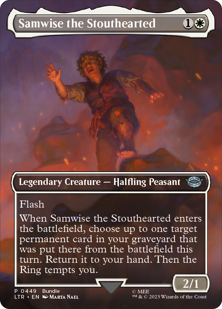 Samwise the Stouthearted (UMP-449) - The Lord of the Rings: Tales of Middle-earth (Borderless) Foil