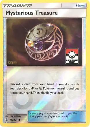 Mysterious Treasure (League Cup) [Staff] 113/131 - League & Championship Cards Reverse Holofoil