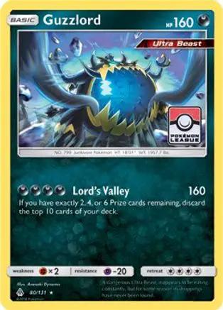 Guzzlord (Pokemon League) 080/131 - League & Championship Cards Reverse Holofoil