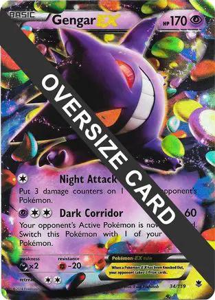 Gengar EX 034/119 - Jumbo Cards Holofoil