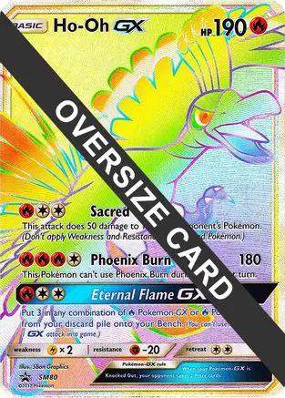 Ho-Oh GX (SM Black Star Promo) SM80 - Jumbo Cards Holofoil