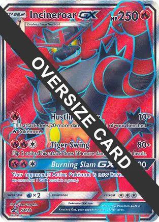 Incineroar GX (SM Black Star Promo) SM38 - Jumbo Cards Holofoil