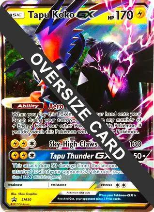 Tapu Koko GX SM50 - Jumbo Cards Holofoil