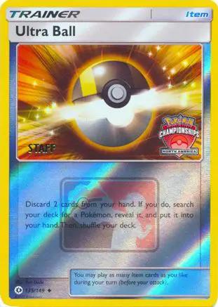 Ultra Ball 135/149 - League & Championship Cards - Reverse Holofoil