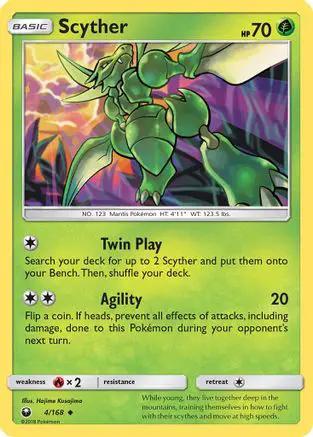 Scyther 004/168 - SM  Celestial Storm