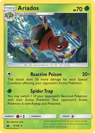 Ariados 006/168 - SM  Celestial Storm Holofoil