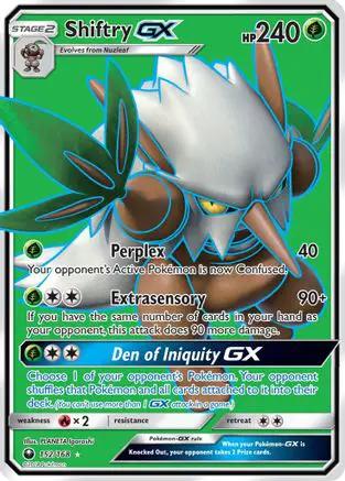 Shiftry GX (Full Art) 152/168 - SM  Celestial Storm Holofoil
