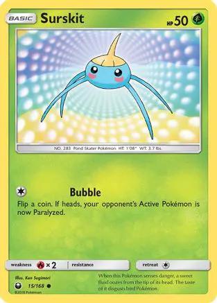 Surskit 015/168 - SM  Celestial Storm