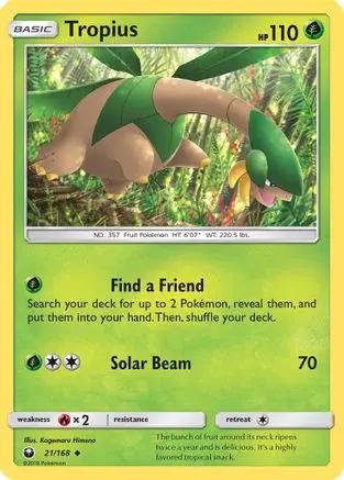 Tropius 021/168 - SM  Celestial Storm