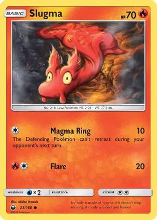 Slugma 023/168 - SM  Celestial Storm