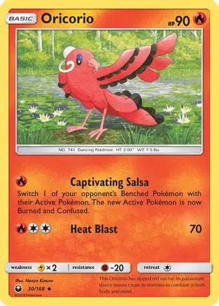 Oricorio 030/168 - SM  Celestial Storm Reverse Holofoil