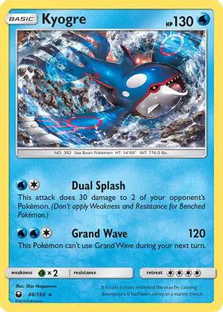 Kyogre 046/168 - SM  Celestial Storm Holofoil