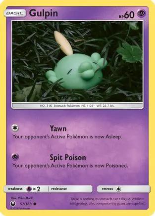Gulpin 057/168 - SM  Celestial Storm Reverse Holofoil
