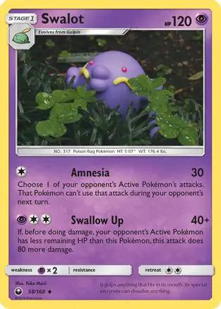 Swalot 058/168 - SM  Celestial Storm Reverse Holofoil