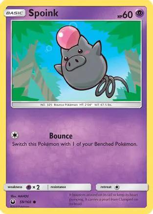 Spoink 059/168 - SM  Celestial Storm