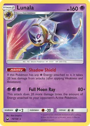 Lunala 070/168 - SM  Celestial Storm Holofoil