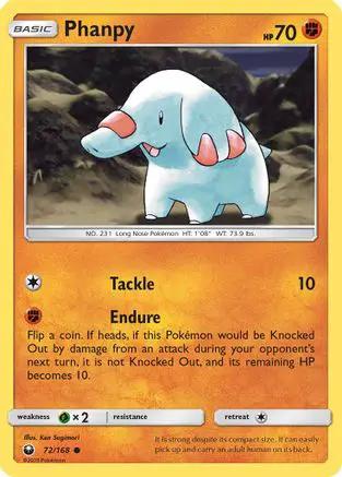Phanpy 072/168 - SM  Celestial Storm
