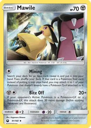 Mawile 091/168 - SM  Celestial Storm Reverse Holofoil