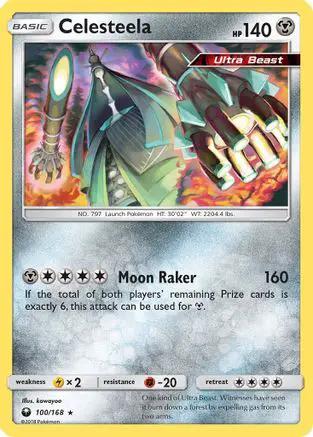 Celesteela 100/168 - SM  Celestial Storm Reverse Holofoil
