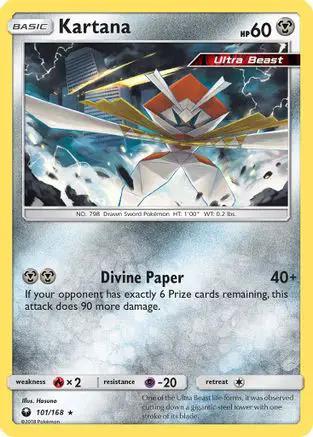 Kartana 101/168 - SM  Celestial Storm Reverse Holofoil