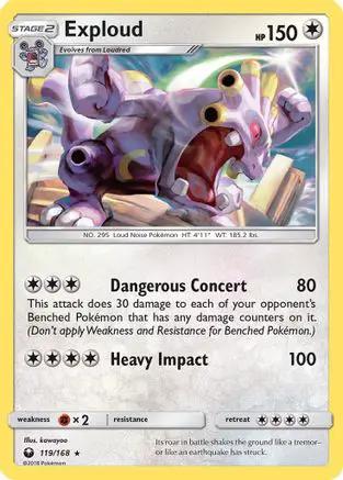 Exploud 119/168 - SM  Celestial Storm