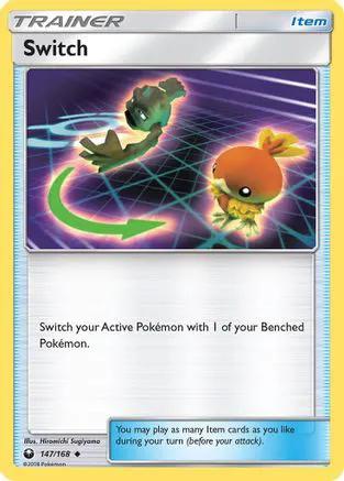 Switch 147/168 - SM  Celestial Storm Reverse Holofoil