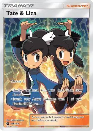 Tate & Liza (Full Art) 166/168 - SM  Celestial Storm Holofoil