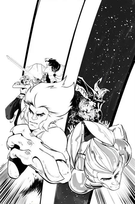 Thundercats X Silverhawks Road To War (One Shot) L 1:20 Sebastian Piriz Line Art Virgin Variant (03/18/2026) Dynamite