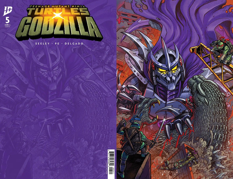 Teenage Mutant Ninja Turtles X Godzilla #5 D 1:25 Frank Virgin (04/01/2026) Idw