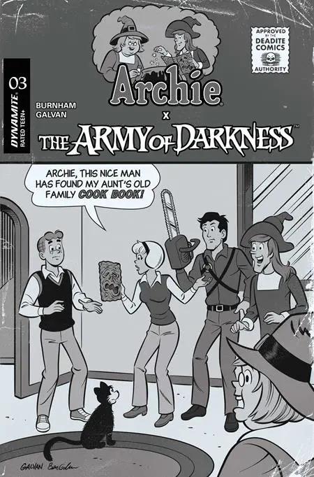 Archie X Army Of Darkness #3 G 1:10 Bill Galvan Pencils Variant (04/08/2026) Dynamite