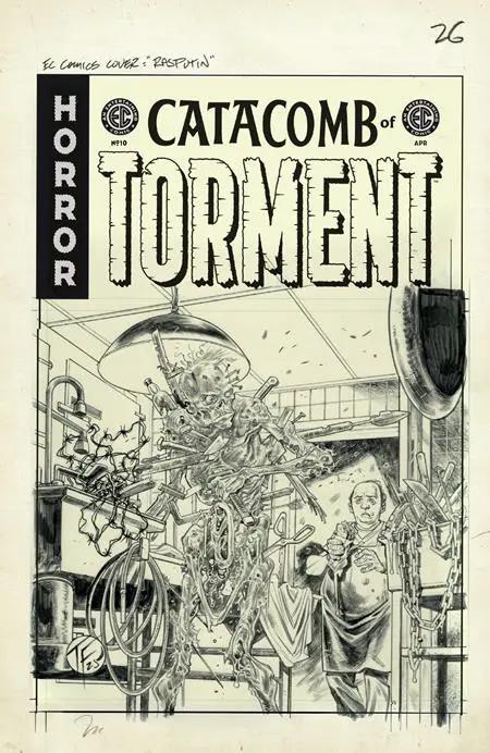Ec Catacomb Of Torment #10 D 1:20 Tom Fowler B&W Artist Edition Variant (04/15/2026) Oni