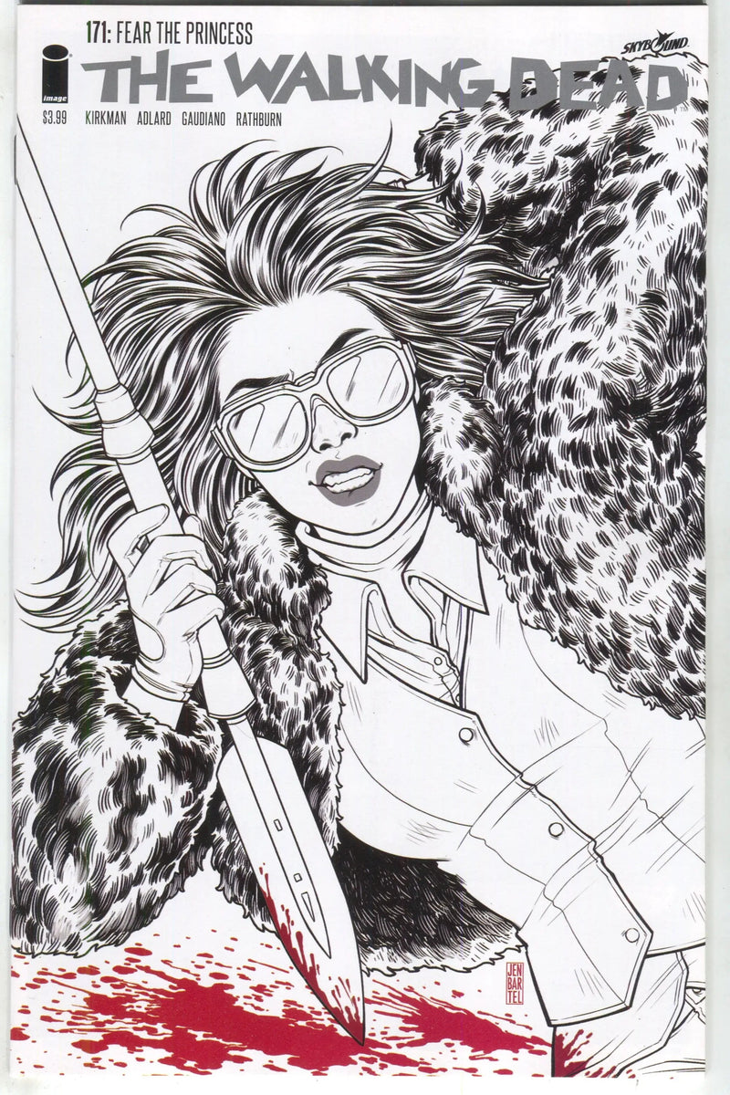 Walking Dead 171 Image 2018 15th Anniversary Jen Bartel B&W Variant Blind Bag