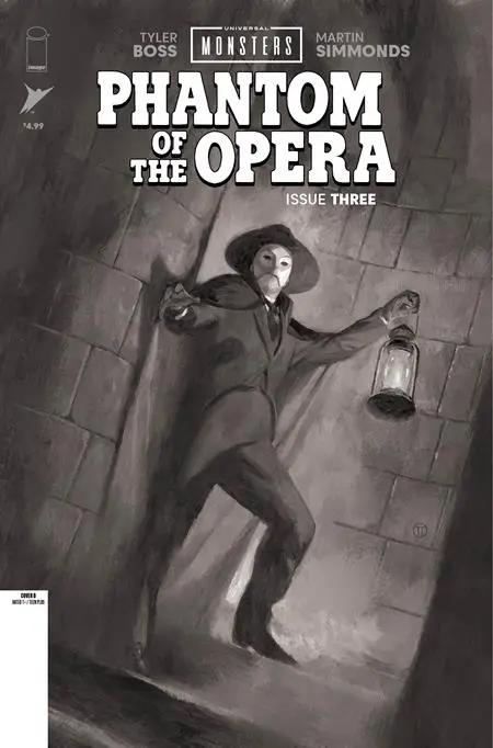 Universal Monsters Phantom Of The Opera #3 (Of 4) D 1:25 Julian Totino Tedesco B&W Classic H (04/22/2026) Image